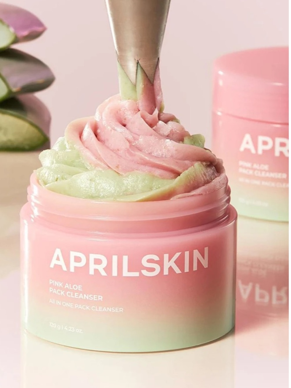 APRILSKIN Pink Aloe Pack Cleanser 120g